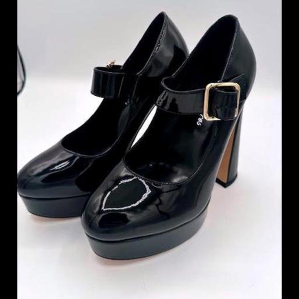 Mary Jane Patent Platform Heel, Size 6, New!